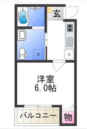 CRASTINE小路東Aの物件間取画像